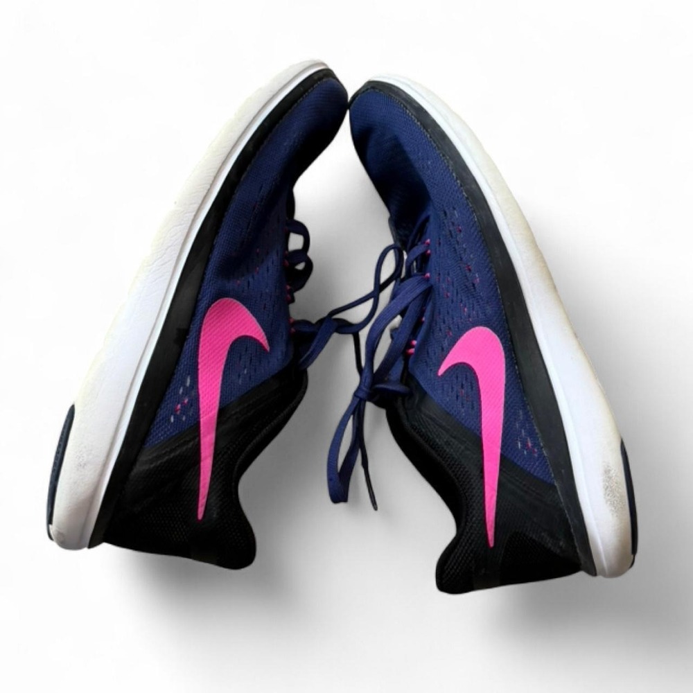 Nike Flex 2016 RN Purple Dynasty/Pink Blast/ Black Running Shoes, Women's Sz 8.5